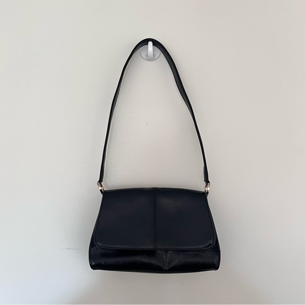 Liz Claiborne black polyester hand bag purse